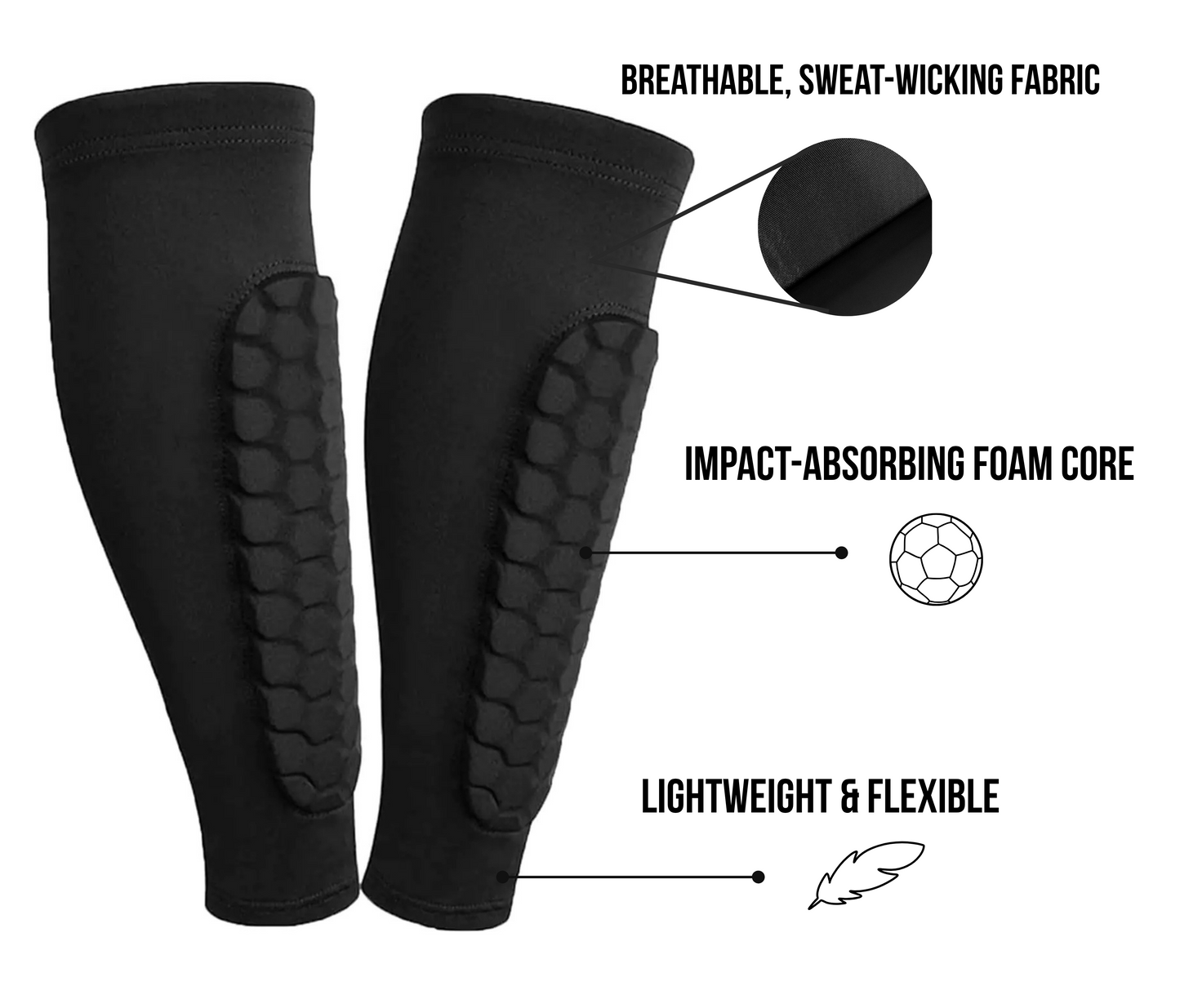 GripCore FlexShield 75 – Ultra-Light Shin Protection for Multi-Sport Athletes